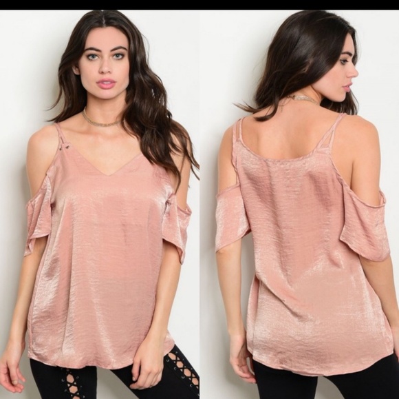 Blush Cold Shoulder Top - Picture 3 of 3